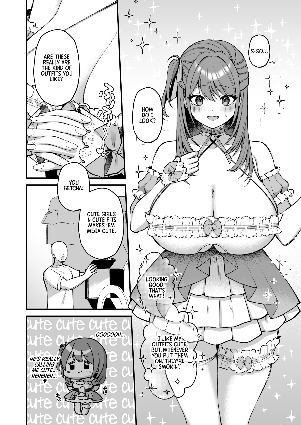 Hentai Manga Comic-An L-Cup College Chick's Porn Escapade with a Behemoth - Paizuri Time-Read-11